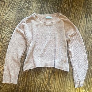 DOUBLE ZERO sweater, women’s size Medium!! Pink knit sweater